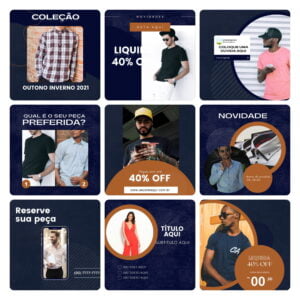 Pack Canva Moda Masculina Template Editavel 30 Artes Bonus 3