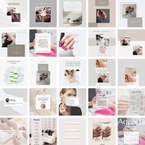 Pack Canva Nail Design 20 Templates Editaveis 25 Artes Bonus