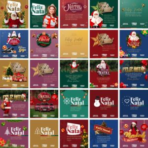 Pack Canva Natal Templates Editaveis 50 Artes Bonus 3