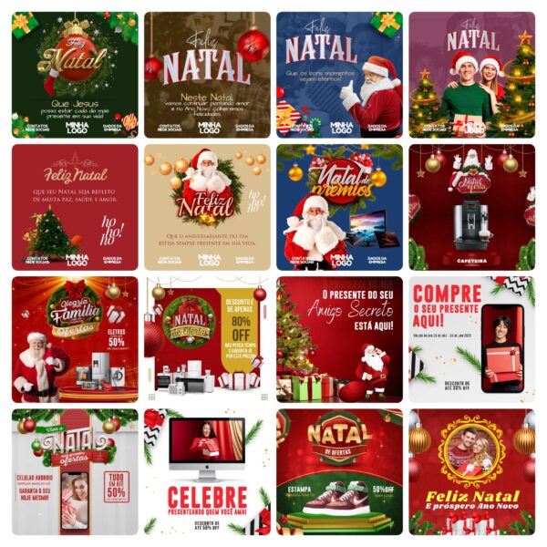 Pack Canva Natal Templates Editavel 108 Artes Bonus 5