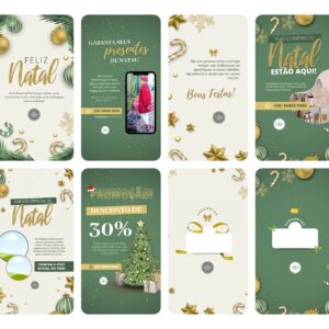 Pack Canva Natal Templates Editavel 50 Artes Stories 8