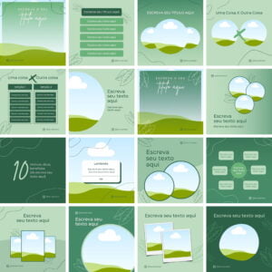 Pack Canva Nutricao 30 Templates Editaveis 16 Artes Bonus