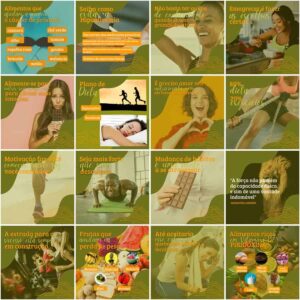 Pack Canva Nutricionista Nutricao Templates Editaveis 200 Artes Legendas 12