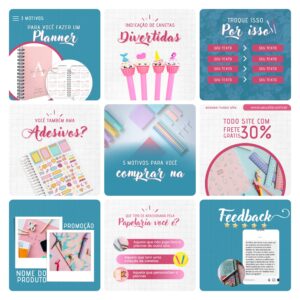 Pack Canva Papelaria Template Editavel 30 Artes Bonus 3
