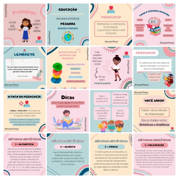 Pack Canva Pedagoga Templates Editavel 100 Artes Bonus 2