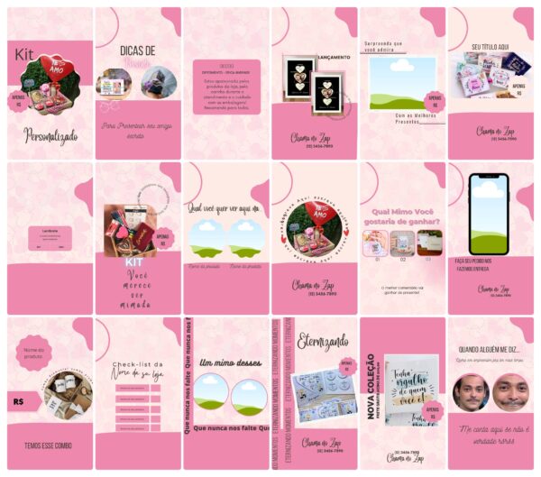 Pack Canva Personalizados Sublimacao Templates Editavel 100 Storie 2