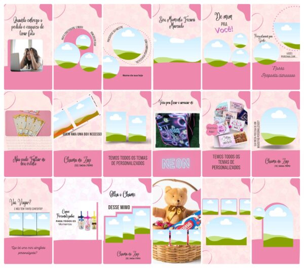 Pack Canva Personalizados Sublimacao Templates Editavel 100 Storie 5