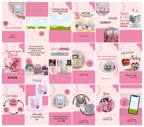 Pack Canva Personalizados Sublimacao Templates Editavel 100 Storie