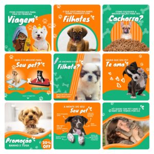 Pack Canva Pet Shop Template Editavel 30 Artes Bonus 3