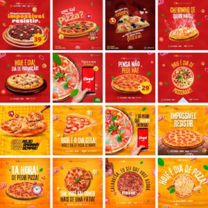 Pack Canva Pizzaria Pizza Templates Editaveis 30 Artes Bonus 2