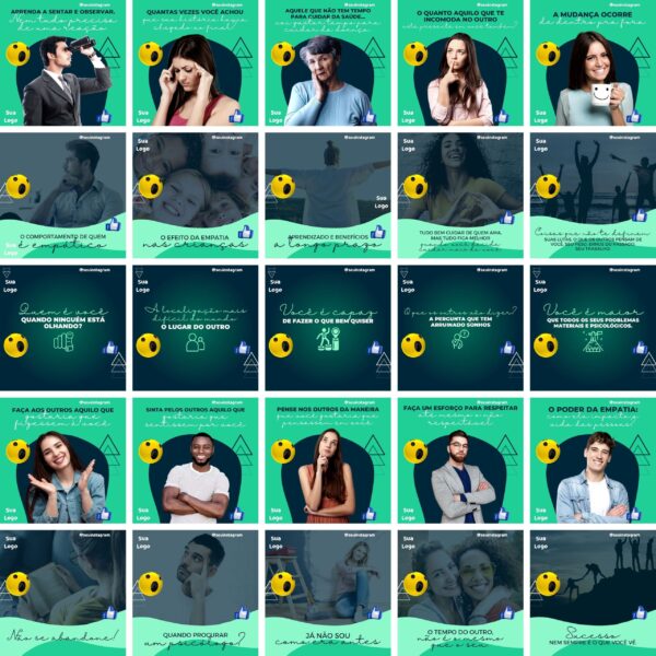 Pack Canva Psicologo 30 Templates Editaveis 100 Artes Bonus 2