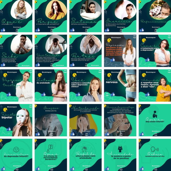 Pack Canva Psicologos Templates Editaveis 220 Artes Bonus
