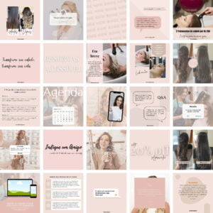 Pack Canva Salao De Beleza 20 Templates Editaveis 25 Artes Bonus