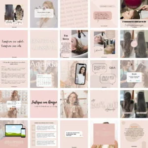 Pack Canva Salao De Beleza 20 Templates Editaveis 25 Artes Bonus