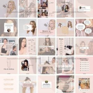 Pack Canva Salao De Beleza Template Canva 25 Artes Bonus 2