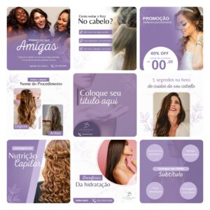 Pack Canva Salao De Beleza Template Editavel 30 Artes Bonus 3