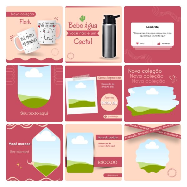 Pack Canva Sublimacao Loja De Personalizados Templates Editavel 130 Artes Bonus 4