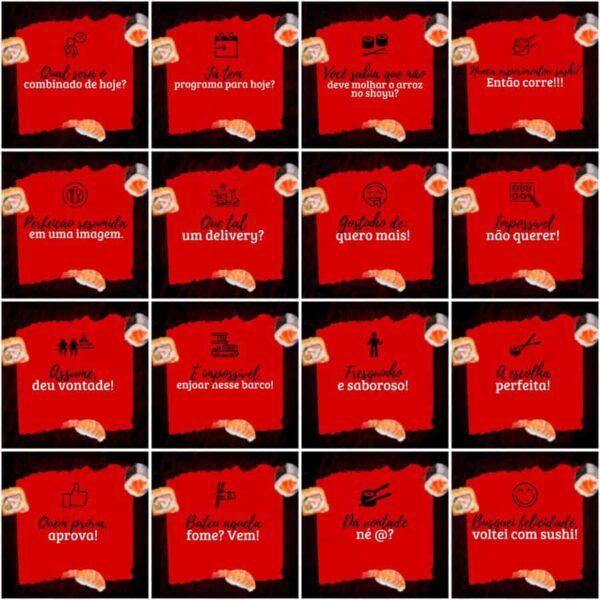 Pack Canva Sushi Templates Editaveis 200 Artes Legendas 7