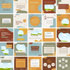 Pack Canva Terapia Floral Templates Editaveis 28 Artes Bonus