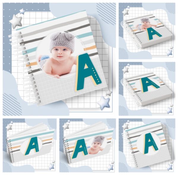 Pack Capas Alfabeto Menino e Menina - Arquivo Digital
