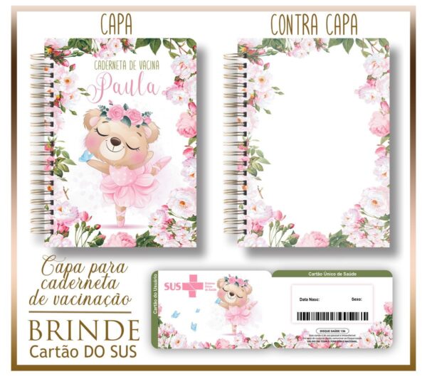 Pack Capas e Cartão Sus Infantil - Arquivo Digital - Imagem 2