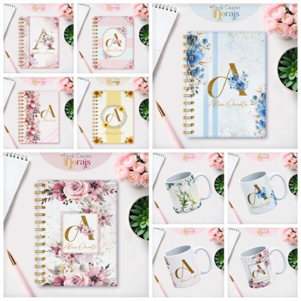Pack Capas Florais - Arquivo Digital - Imagem 5