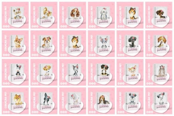 Pack Capas Pet Dog Macho e Fêmea - Arquivo Digital