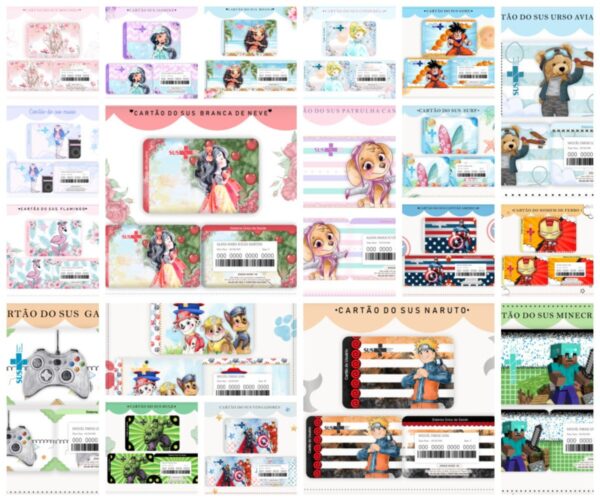 Pack Cartões Sus Teen - Arquivo Digital