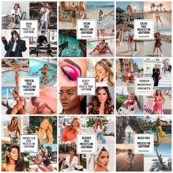Pack Completo Livia Brasil Presets Lightroom Instagram Fotos