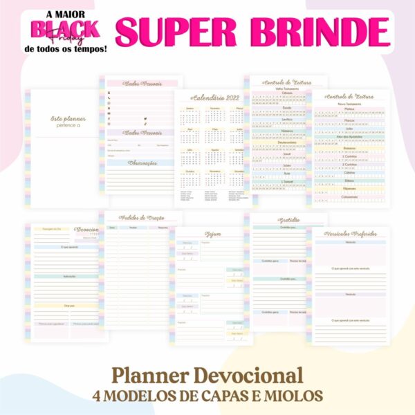 Pack Devocional Candy Colors - Arquivo Digital - Imagem 3