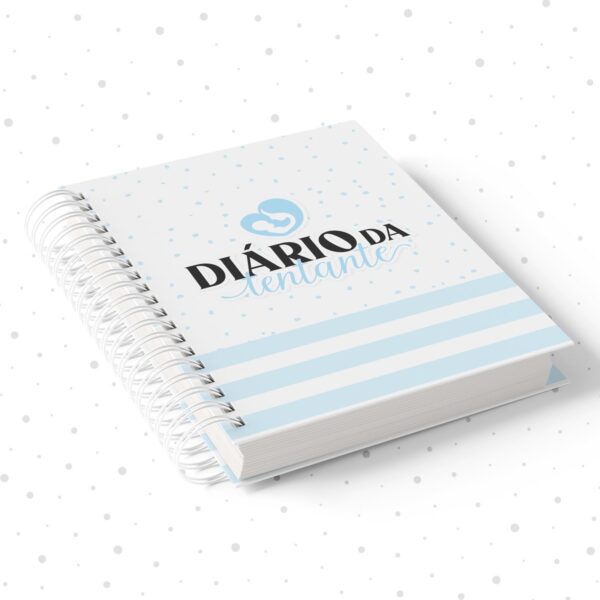 Pack Diário de Tentante Rosa e Azul - Arquivo Digital