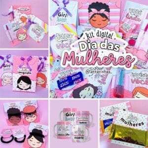 Pack Digital Dia Das Mulheres Artes E Ilustrações Em Png