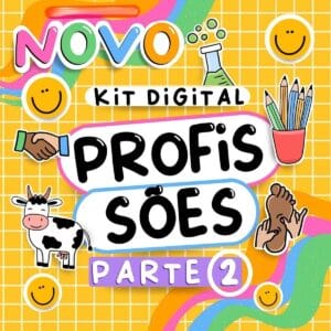 Pack Digital Profissões Arte Ilustração Impressão Sublimação