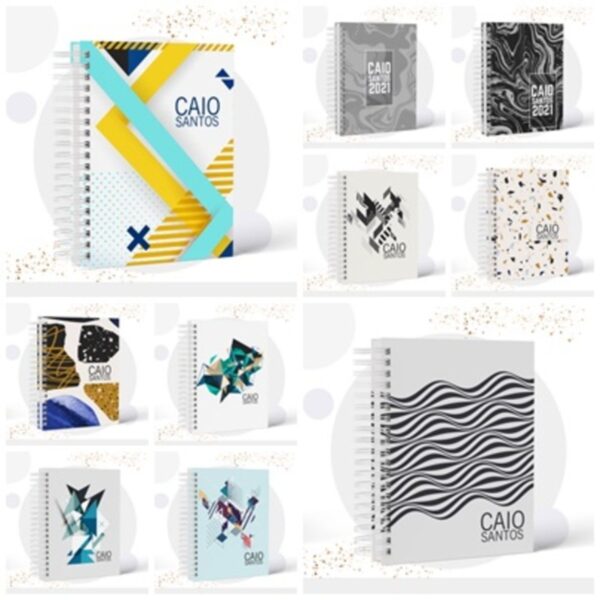 Pack Encadernação Masculina - Arquivo Digital