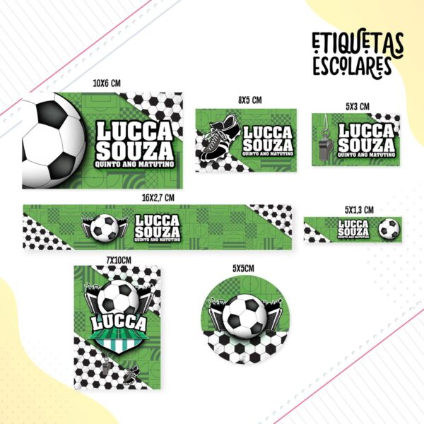 Pack Escolar Etiquetas - Arquivo Digital
