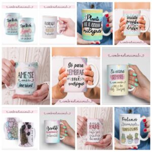 pack estampa arte caneca motivacional arquivo digital pack artes sublimacao canecas 2