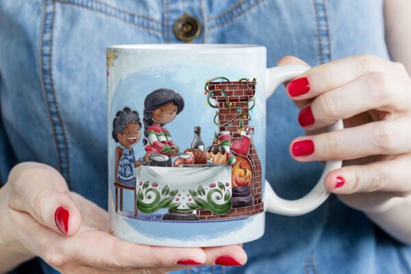 Pack Estampa Arte Caneca Natal - Arquivo Digital - Imagem 3