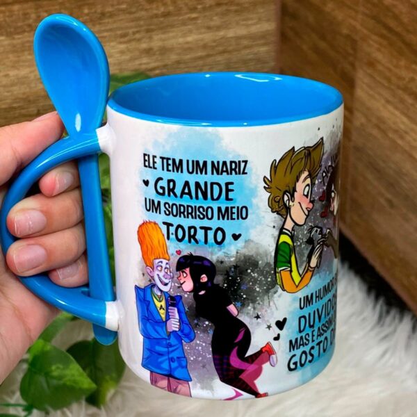 Pack Estampas Caneca Sorriso Torto Dia Dos Namorados Ele Ela