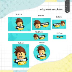 pack etiquetas escolar arquivo digital arte digital