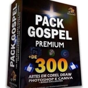 Pack Gospel 100+ Artes Corel Draw Editável Igreja Religiosos