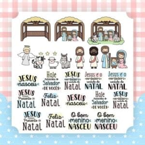 Pack Ilustrações Verdadeiro Natal +100 Arquivos Imagens Png