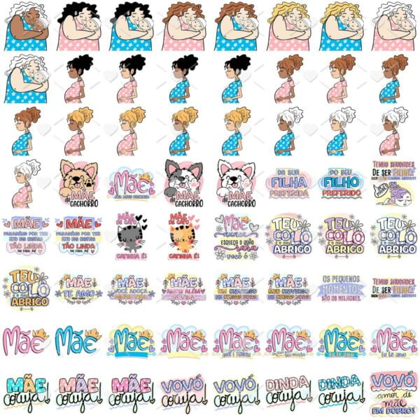 Pack Imagens Png Dia Das Maes Frases Elementos Personalizar 5
