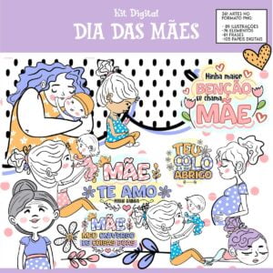 Pack Imagens Png Dia Das Maes Frases Elementos Personalizar 7