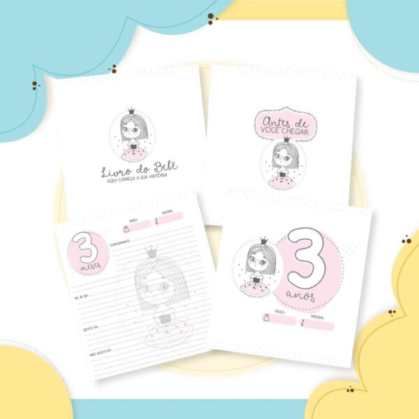 Pack Livro do Bebê 2.0 - Arquivo Digital - Imagem 5
