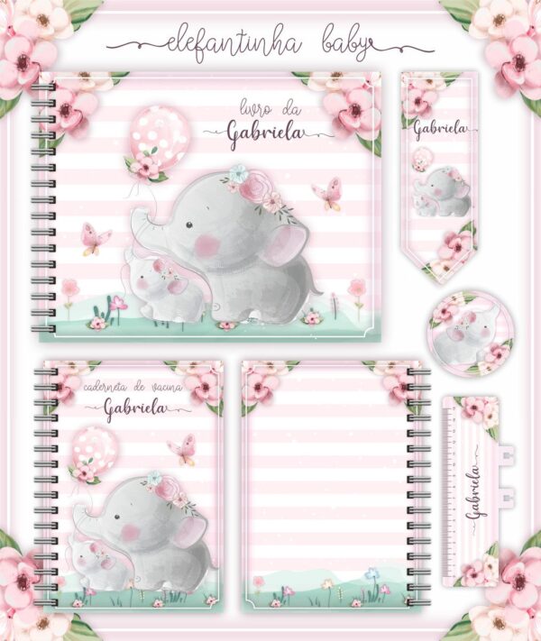 Pack Livro e Caderneta do Bebê - Arquivo Digital - Imagem 2