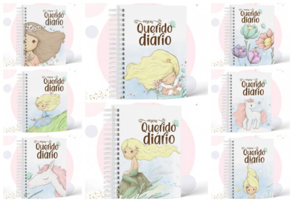 Pack Meu Querido Diário Menina - Arquivo Digital