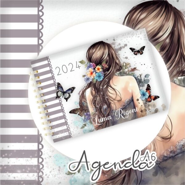 Pack Mini Agenda A6 2024 - Arquivo Digital