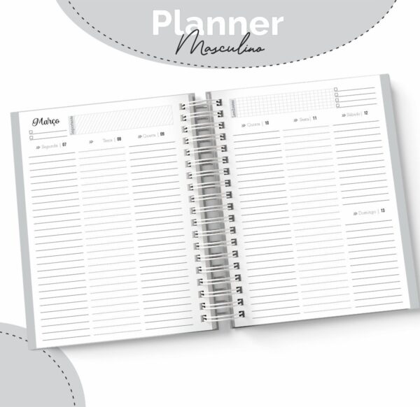 Pack Planners Masculino - Arquivo Digital