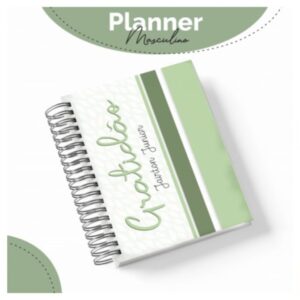 Pack Planners Masculino - Arquivo Digital