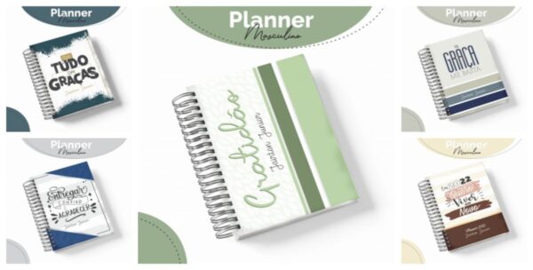 Pack Planners Masculino - Arquivo Digital